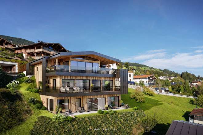 New luxury chalet with unobstructed panoramic views