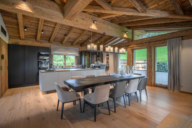 As new designer chalet close to the ski slope
