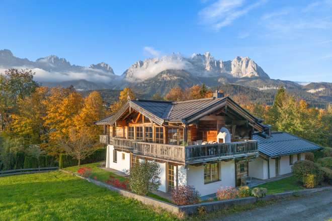 Magnificent country house with a view of the Kaiser Mountains