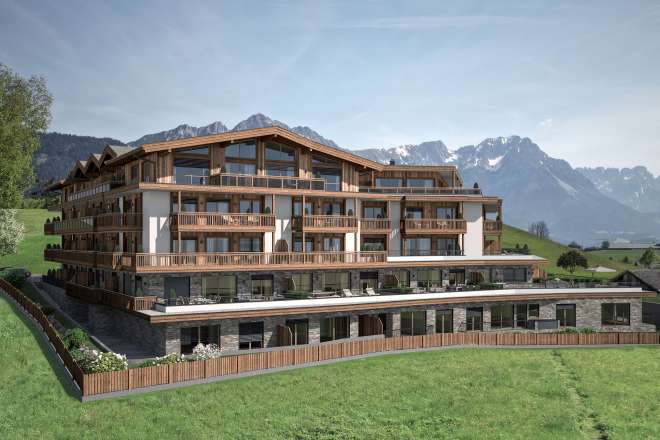 Exclusive sale: "Söllvida Residences" new building project with 46 apartments in a modern rural style