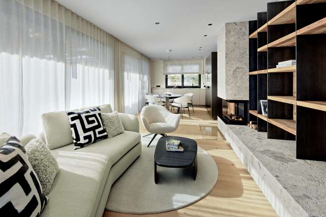 Garden apartment in cozy chalet style