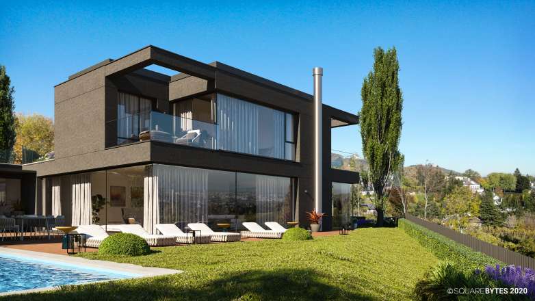 Exclusive single-family villa with panoramic views over Vienna