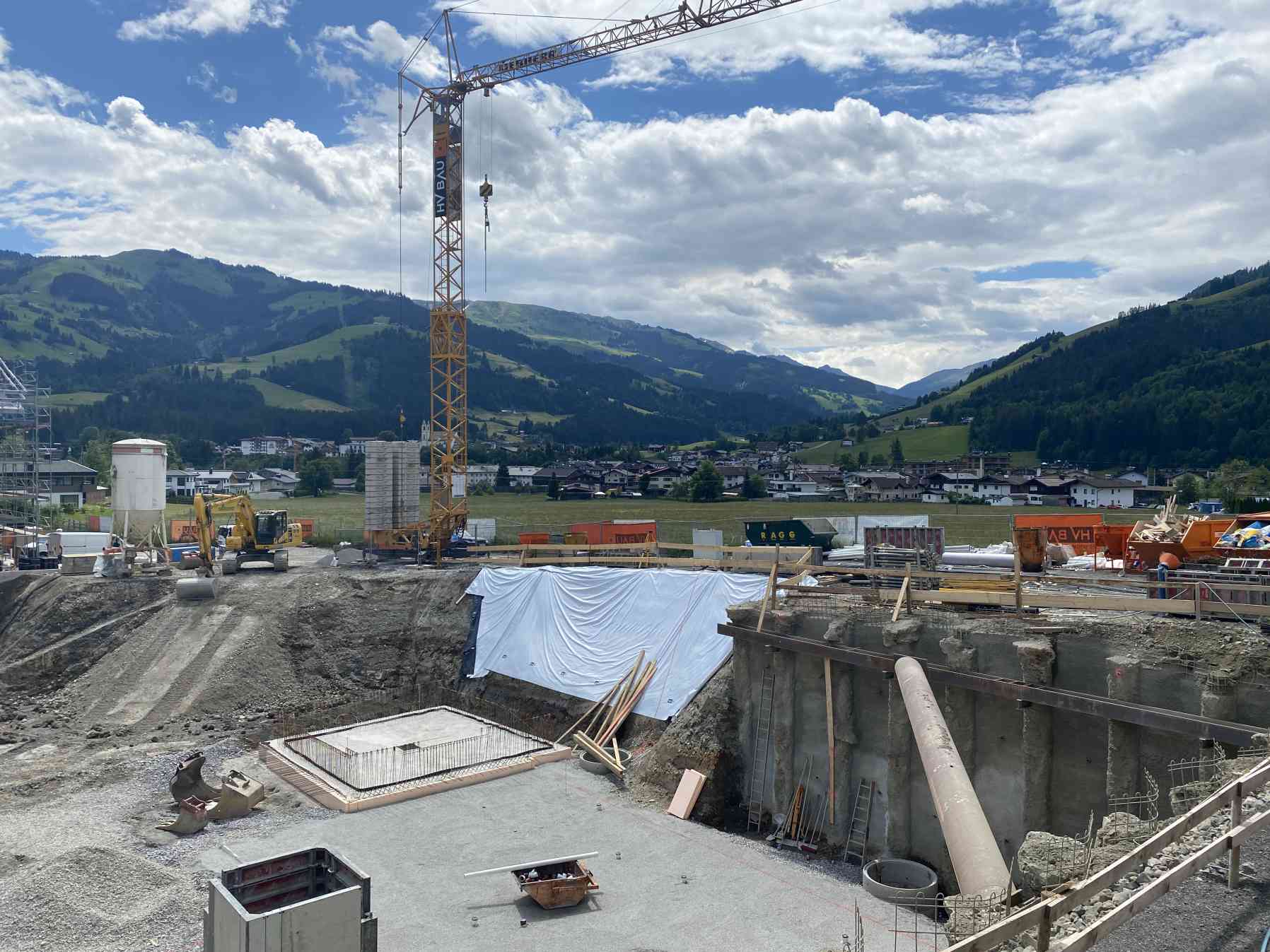Foto: Neubauprojekt "Sonnberg Suites" in Kirchberg
